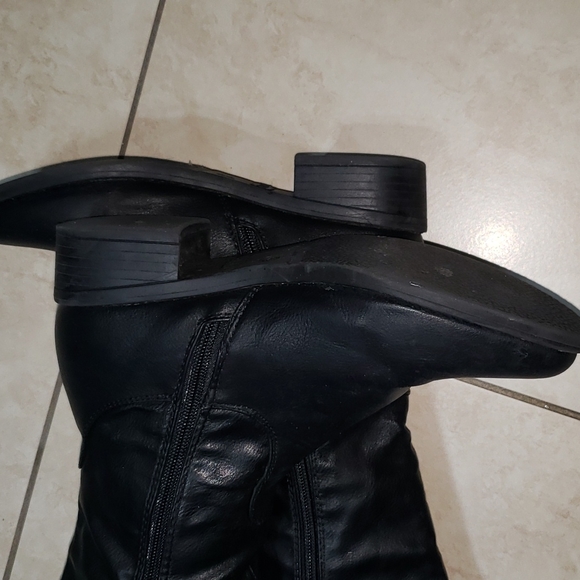 TOP Moda Black thigh high black boots - Picture 8 of 10